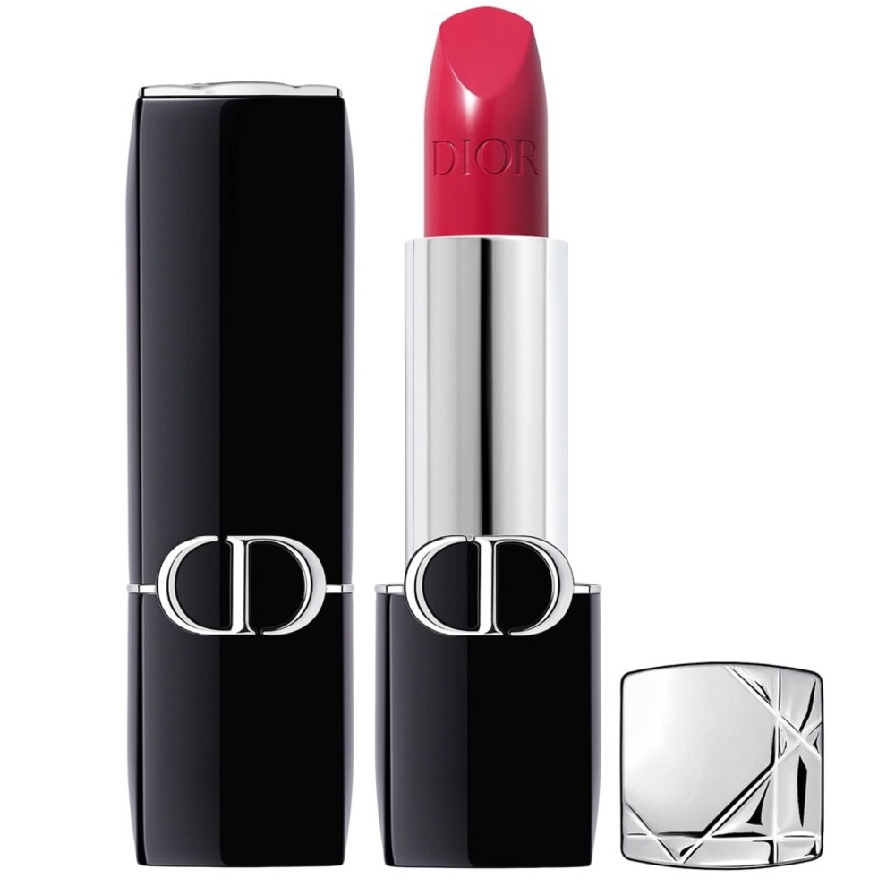 BNWOB DIOR LIPSTICK COLOR 766 ROSE HARPER SATIN GORGEOUS HOT-PINK